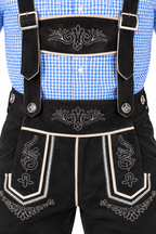 Herren Trachten-Set  Lederhose, Hemd & Hut