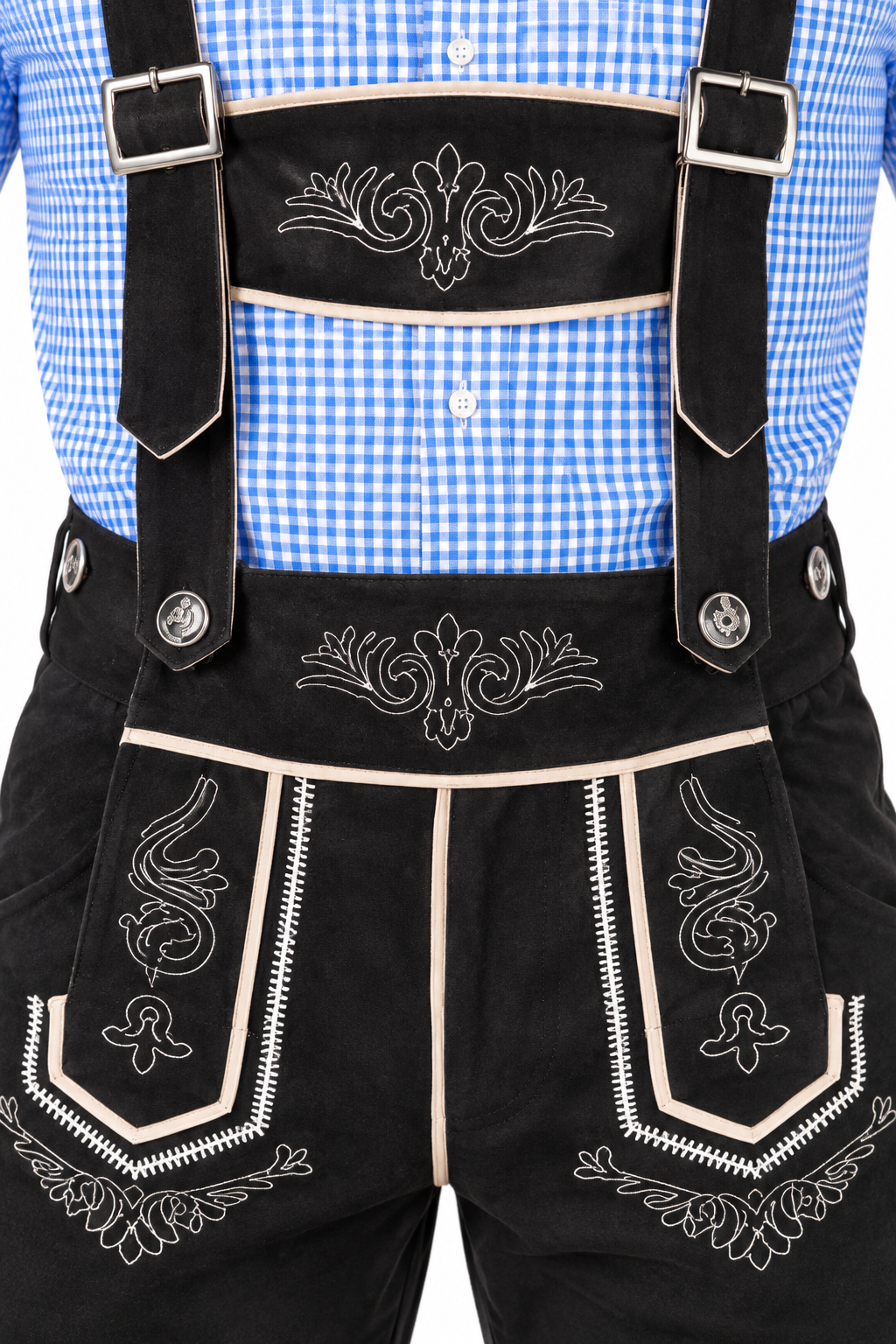 Herren Trachten-Set  Lederhose, Hemd & Hut