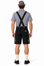 Herren Trachten-Set  Lederhose, Hemd & Hut