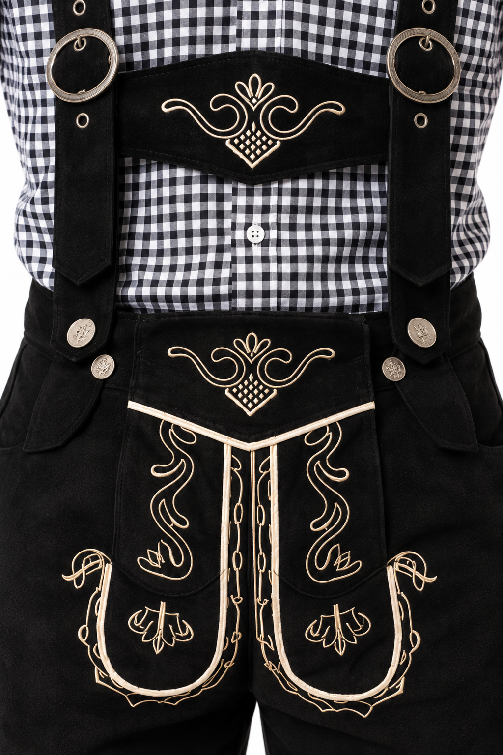 Herren Trachten-Set  Lederhose, Hemd & Hut