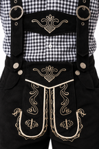 Herren Trachten-Set  Lederhose, Hemd & Hut
