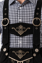 Herren Trachten-Set  Lederhose, Hemd & Hut