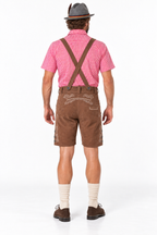 Herren Trachten-Set  Lederhose, Hemd & Hut