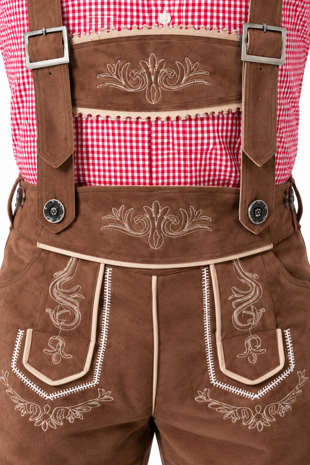 Herren Trachten-Set  Lederhose, Hemd & Hut