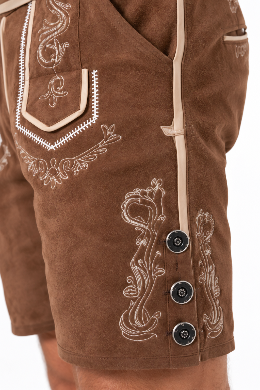 Herren Trachten-Set  Lederhose, Hemd & Hut