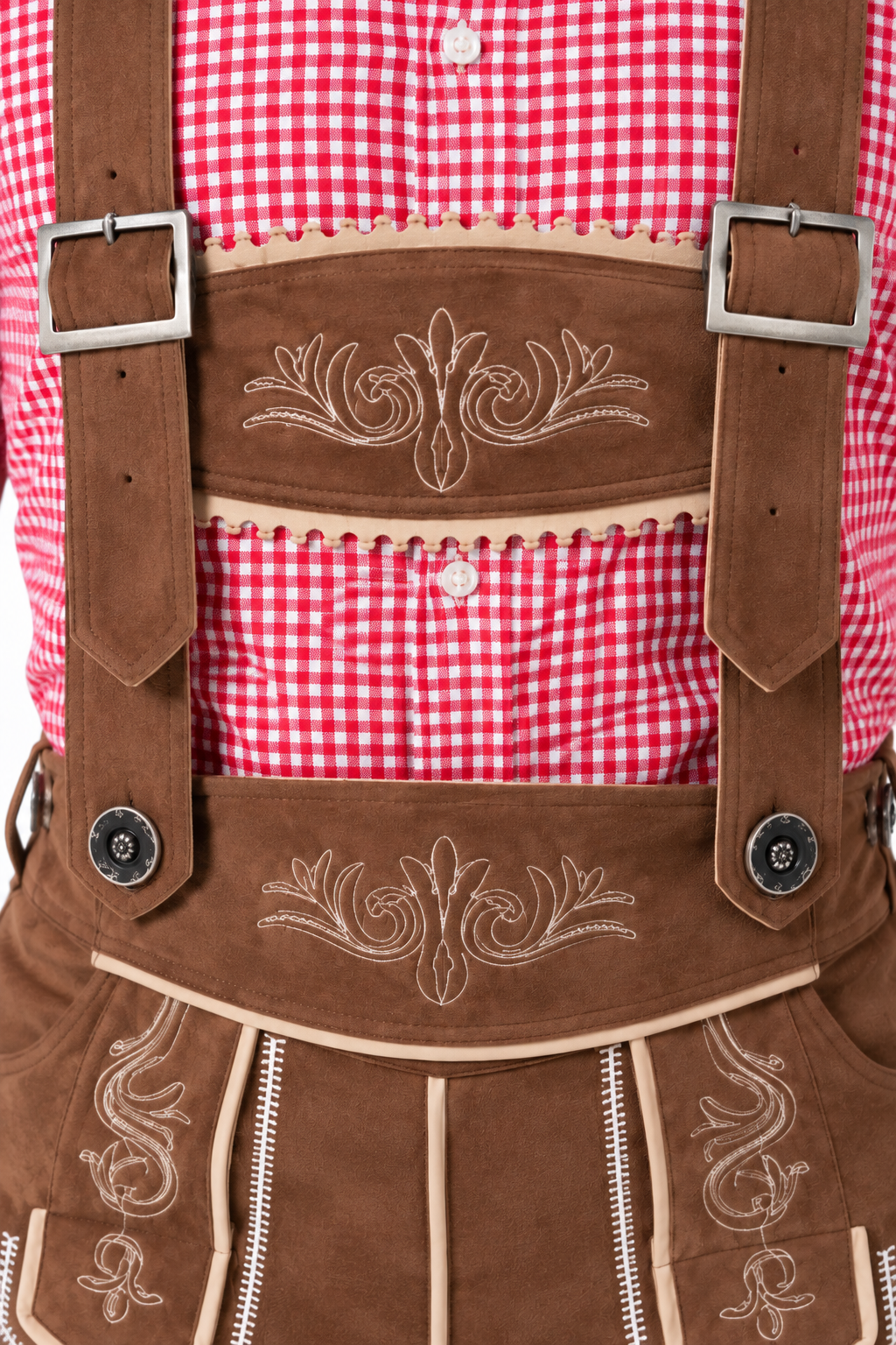 Herren Trachten-Set  Lederhose, Hemd & Hut