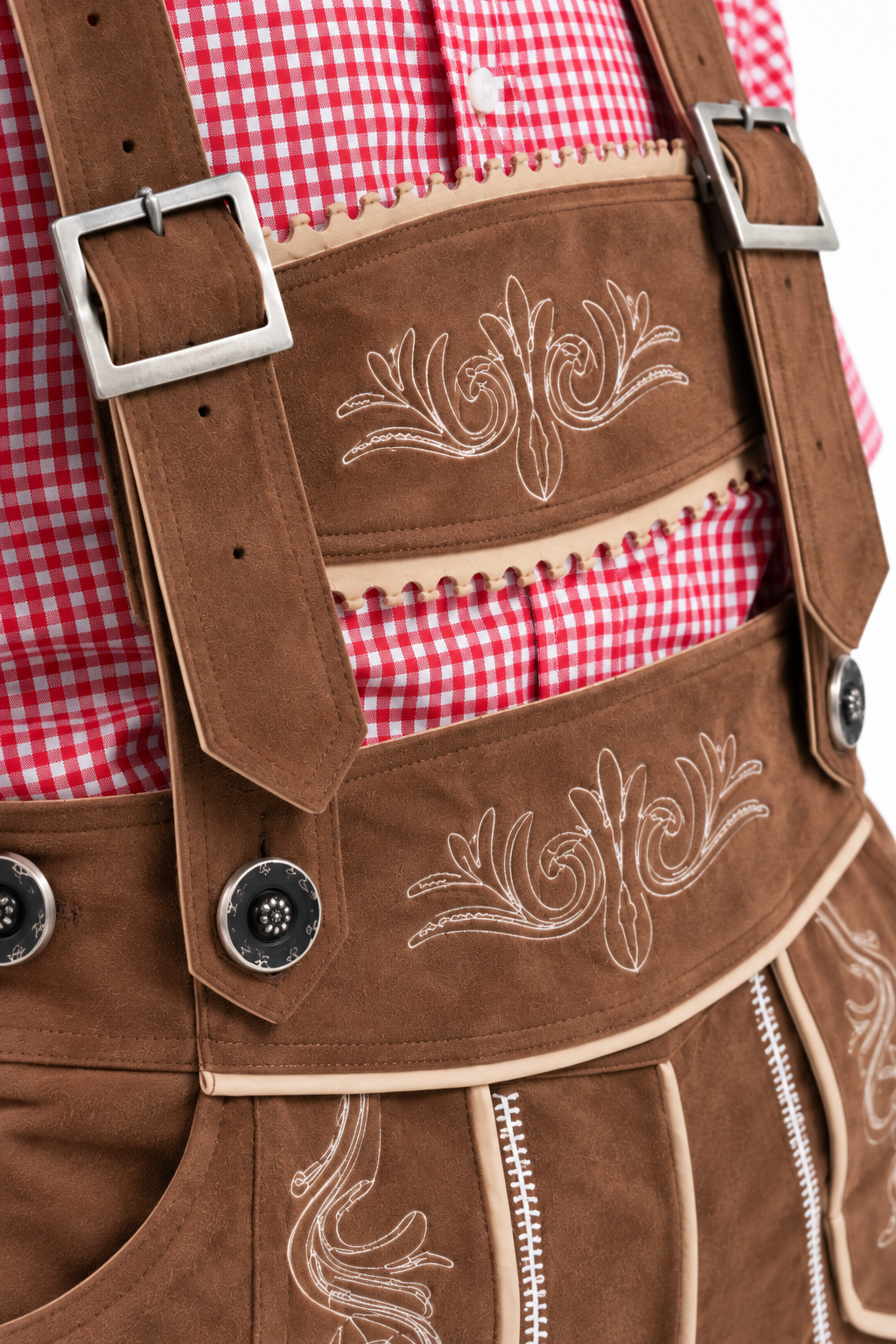 Herren Trachten-Set  Lederhose, Hemd & Hut