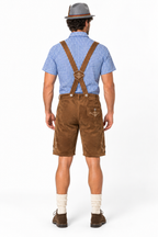 Herren Trachten-Set  Lederhose, Hemd & Hut