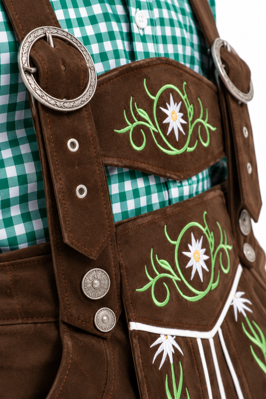Herren Trachten-Set  Lederhose, Hemd & Hut
