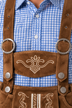 Herren Trachten-Set  Lederhose, Hemd & Hut